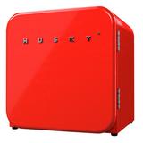 Husky 43L Retro Style 1.5 Cu. ft. Freestanding Counter-top Mini Fridge Plastic in Red | 21.2 H x 20.5 W x 18.5 D in | Wayfair WAY-OSFR001-RM