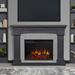 Deland 63" Grand Electric Fireplace by Real Flame in Gray | Wayfair 8290E-GRS