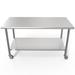 KoolMore 60"W Adjustable Height Stainless Steel Top Workbench Plastic in Gray | 34 H x 60 W x 30 D in | Wayfair WT-3060