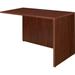 Lorell Essentials Series 29.5" H x 35" W Desk Return Manufactured Wood in Brown/Red | 29.5" H x 29.5" W x 24" D | Wayfair 69387