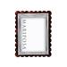 Mariposa Rectangle Red/Black/Silver Single Picture Frame Plastic/Metal in Black/Gray/Red | 0.75 D in | Wayfair 8029