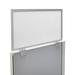 OBEX Polycarbonate Cubicle Mounted Privacy Panel w/ Small Bracket in White | 24 H x 72 W x 0.63 D in | Wayfair 24X72P-A-W-SP