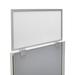 OBEX Polycarbonate Cubicle Mounted Privacy Panel w/ Small Bracket in White | 18 H x 48 W x 0.63 D in | Wayfair 18X48P-A-W-SP