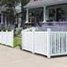 Outdoor Essentials Lafayette 4 in. x 4 in. x 74 in. Routed White Vinyl Fence End Post Vinyl | 74 H x 4 W x 4 D in | Wayfair 118676