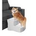 Pet Gear Easy Step II 2 Step Pet Stair Plastic in Gray | Wayfair PG9720EG