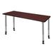 Regency Kee Height Adjustable Training Table Wood/Metal in Brown | 30 H x 60 W x 24 D in | Wayfair MT6024MHAPCGY