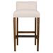 Vanguard Furniture Gin Fizz/Harvey 31" Wallbanger Bar Stool Wood/Upholstered in Brown | 37 H x 20 W x 25.5 D in | Wayfair