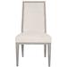 Vanguard Furniture Michael Weiss Hanover Plain Back Side Chair Fabric in Gray | 41 H x 22.5 W x 28 D in | Wayfair