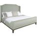 Vanguard Furniture Michael Weiss Pennington King Bed Performance Fabric/Upholstered in Blue/Brown | 72 H x 82.5 W x 90.5 D in | Wayfair