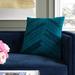 Willa Arlo™ Interiors Derek Border Cotton Throw Pillow Cover Cotton in Blue | 22 H x 22 W in | Wayfair 5145137CAA5C4D46836E55670D68CB44