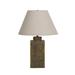 Sonder Living Tracey Boyd 27" Table Lamp Ceramic/Metal/Fabric in White/Yellow | 27 H x 18 W x 18 D in | Wayfair 1307025