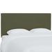 Kelly Clarkson Home Annalee Panel Headboard Upholstered/Cotton in Green/Black | Full | Wayfair 65FD7CF672CE4C1790548E795583F353