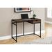 17 Stories Computer Desk Home Office, Laptop, Storage Drawer, 42"L, Work, Metal Wood/Metal in Black | 30 H x 42.25 W x 20 D in | Wayfair