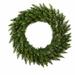 The Holiday Aisle® Allensworth Artificial Camdon Fir Wreath Traditional Faux in White | 20 H x 20 W x 3 D in | Wayfair