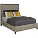 Vanguard Furniture Dana/Dylan Queen Bed Wood & /Upholstered/Polyester in Brown | 66 H x 67 W x 88 D in | Wayfair 549CQ-PF_Havana_154405_Tapered