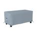 Latitude Run® Heavy-Duty Waterproof Rectangle Ottoman Deck Box Cover, Outdoor Square Storage Box Bench Cover in Gray | 18 H x 52 W in | Wayfair