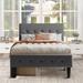 Wildon Home® Aerowyn Twin Tufted Storage Platform Bed Upholstered in Gray | 39.62 H x 42.72 W x 82.32 D in | Wayfair