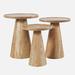 Joss & Main Jean Solid Wood Tray Top Pedestal End Table Wood in Brown | Wayfair 4BBDCA54E9CC4EE8802231D1487308CC