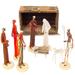 The Holiday Aisle® Colorful Banana Fiber Kenya Nativity Set w/ Box | 2 H x 5 W x 7 D in | Wayfair 2CE41B729C9849CD8D6388FC2DEE9F69