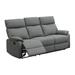 Latitude Run® Sayencci 74" Linen Pillow Top Arm Reclining Sofa Polyester in Gray | 41 H x 74 W x 35 D in | Wayfair FB7F9BCCEBA840C09CC17A51E948FD66