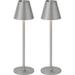 Latitude Run® Melquist Metal Buffet Lamp Metal in Gray | 14.05 H x 3.95 W x 3.95 D in | Wayfair 48DF6600EC2347D4B13E3B62626F1541