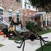 The Holiday Aisle® 2 Pcs Hairy Giant Spider Outdoor Decorations Realistic Halloween Spider in Black | 59 W in | Wayfair