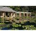 Winston Porter Keltin Huntsville Botanical Gardens Water Garden On Canvas by Ifistand Photograph Canvas in White | 24 H x 36 W x 1.25 D in | Wayfair