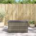 Latitude Run® Wicker Storage Bench All - Weather Wicker/Wicker/Rattan in Gray | 22.4 H x 45.7 W x 18.1 D in | Outdoor Furniture | Wayfair