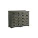 Loon Peak® Finau 12 - Drawer Dresser Wood in Black/Brown/Gray | 47.25 H x 64 W x 19 D in | Wayfair 3723FC4DDB0C4438BC3004F428E80978