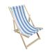 Rosecliff Heights Bhonu Reclining Folding Beach Chair Solid Wood in Blue/Brown | 34 H x 24 W x 40 D in | Wayfair A2890004A8DC4819B9ACF6E97E9F3B48