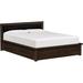 Copeland Furniture Moduluxe Platform Bed Upholstered/Genuine Leather in Black | Queen | Wayfair 1-MPD-32-53-STOR-3312