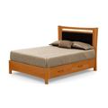Copeland Furniture Monterey Platform Bed Upholstered/Genuine Leather in Black | Full | Wayfair 1-MON-23-03-STOR-3312