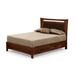 Copeland Furniture Monterey Platform Bed Upholstered/Genuine Leather in Brown | Queen | Wayfair 1-MON-22-33-STOR-3314