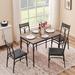 17 Stories 4 - Person Dining Set Wood in Brown | Wayfair 31CEA55F8A98416FBB08E632B7E735A4