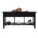 Winston Porter Isolene Coffee Table Wood in Black/Brown | 19.49 H x 41.14 W x 19.49 D in | Wayfair 2A3A236C2F0244B484B21D081425682A