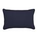 Latitude Run® Colverdale Outdoor Sunbrella Lumbar Pillow Polyester/Polyfill/Sunbrella® in Blue/Navy | 13",21" | Wayfair