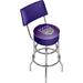 Trademark Global NBA 31" Swivel Bar Stool Metal in Gray | Wayfair NBA1100-SK3