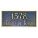 Montague Metal Products Inc. Estate 2-Line Address Plaque Metal | 16.5 H x 28 W x 0.32 D in | Wayfair PCS-43E-WSW