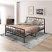 Ebern Designs Thepenier 35.42" Bed Frame Metal | 35.42 H x 63.02 W x 84.62 D in | Wayfair D41EA0B9C74F40F2BDE7F8023906EC6F