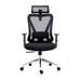 Inbox Zero Laporchia Mesh Task Chair Upholstered, Steel in Black | 43.25 H x 25.5 W x 27 D in | Wayfair C53D8E0480B7407F9C342BBFFEF257B2