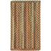 Vertical Stripe Rectangle 27" x 48" Area Rug - Capel Rugs St. Johnsbury Wheat Variegated Area Rug Wool | Wayfair 0440RS00270048100