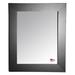 Rayne Mirrors Ava Black Tie Wall Mirror Wood in Brown | 38.5" H x 32.5" W x 0.75" D | Wayfair V0035ML