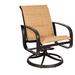 Woodard Cayman Isle Outdoor Rocking Chair Metal in Gray | Wayfair 2FX572-70