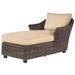 Woodard Sonoma Chaise Lounge w/ Cushion Wicker/Rattan in Brown | Outdoor Furniture | Wayfair S561041-23T