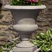 Campania International Wilton Cast Stone Urn Planter Concrete in Blue/Black | 26.25 H x 24 W x 24 D in | Wayfair P-644-AL