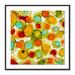 Four Hands Art Studio Collide by Julie Pelaez - Picture Frame Graphic Art Print on Paper Metal in Green/Red/Yellow | 40 H x 40 W x 2.5 D in | Wayfair