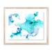 Four Hands Art Studio 'Ethereal' by Julie Pelaez - Picture Frame Painting Print on Paper in Blue/Green | 20 H x 24 W x 1.5 D in | Wayfair