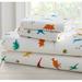 Wildkin Jurassic Dinosaurs 205 Thread Count Geometric 100% Cotton Percale Sheet Set Cotton Percale | 96 H x 81 W in | Wayfair 58700