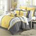 Wrought Studio™ Kegler Comforter Set Polyester/Polyfill/Microfiber in Yellow | Queen Comforter + 7 Additional Pieces Included | Wayfair