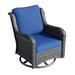 XIZZI 7 Piece Sofa Seating Group w/ Cushions Synthetic Wicker/All - Weather Wicker/Wicker/Rattan in Blue | 25 H x 51 W x 29 D in | Outdoor Furniture | Wayfair